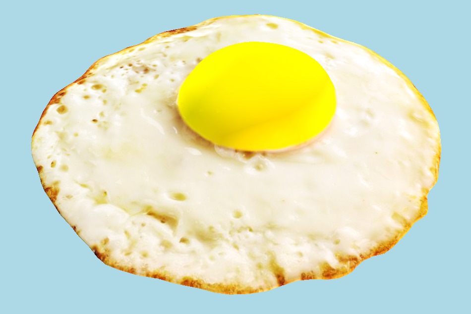 Fried Egg 3d model